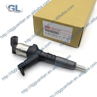 Injecteur de carburant commun véritable de rail 295050-0930 295050-0933 8-98178247-0 8-98178247-3 pour ISUZU 4JH1