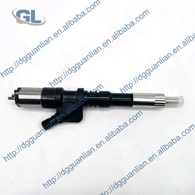 Injecteur commun diesel de rail 095000-0801 095000-0800 6156-11-3100 pour l'excavatrice PC450-7/With de KOMATSU des 470-5 SAA6D125E-3