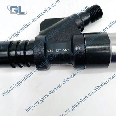Injecteur commun diesel de rail 095000-0801 095000-0800 6156-11-3100 pour l'excavatrice PC450-7/With de KOMATSU des 470-5 SAA6D125E-3